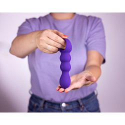  Loveline Plug Vibrant Teardrop Shap - 12 x 3.6cm